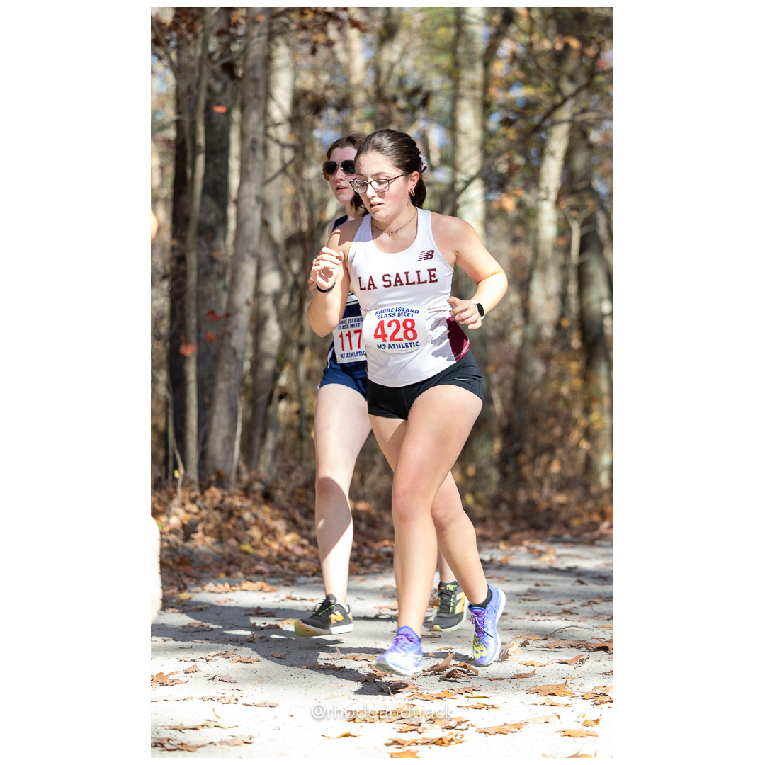 Gabriella DeRosa, La Salle, at 2024 RIIL Cross Country Class Championships at Ponaganset High School, North Scituate, Rhode Island on October 26, 2024 title=