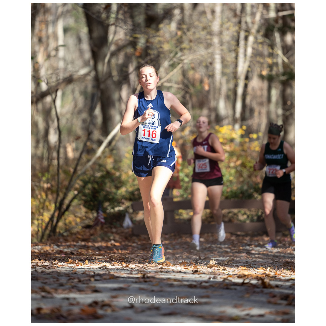 at 2024 RIIL Cross Country Class Championships at Ponaganset High School, North Scituate, Rhode Island on October 26, 2024 title=
