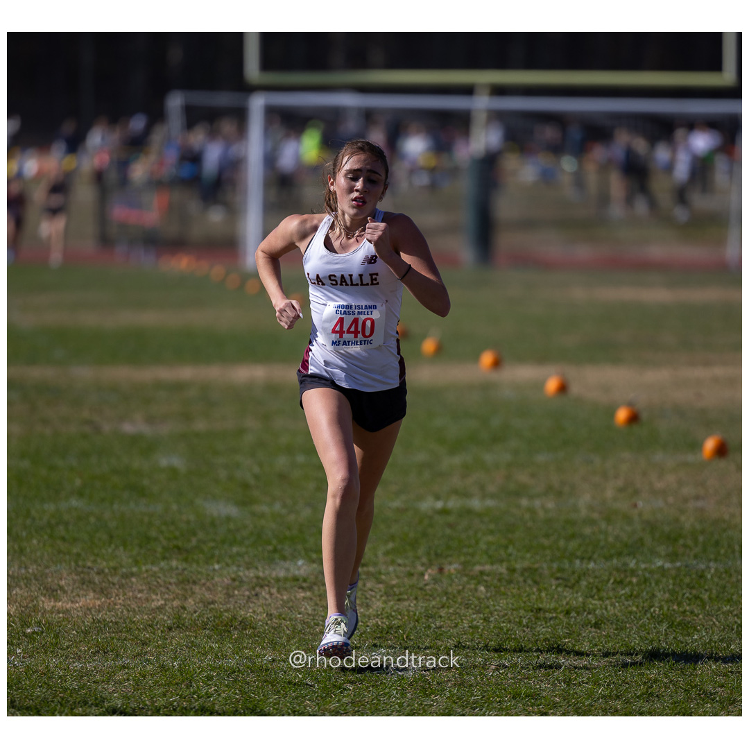 Madison Studley, La Salle, at 2024 RIIL Cross Country Class Championships at Ponaganset High School, North Scituate, Rhode Island on October 26, 2024 title=