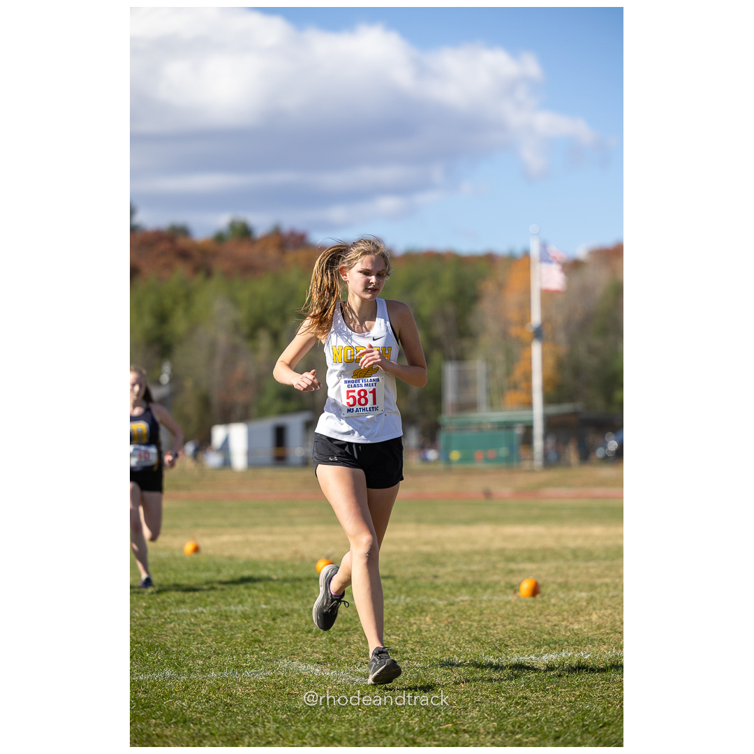 Kendall Boutelle, North Kingstown, at 2024 RIIL Cross Country Class Championships at Ponaganset High School, North Scituate, Rhode Island on October 26, 2024 title=