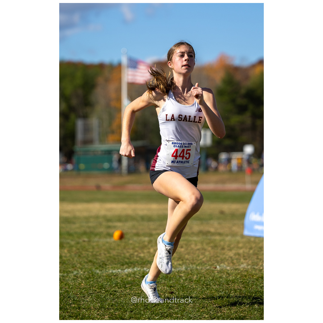 Ainsley Way, La Salle, at 2024 RIIL Cross Country Class Championships at Ponaganset High School, North Scituate, Rhode Island on October 26, 2024 title=