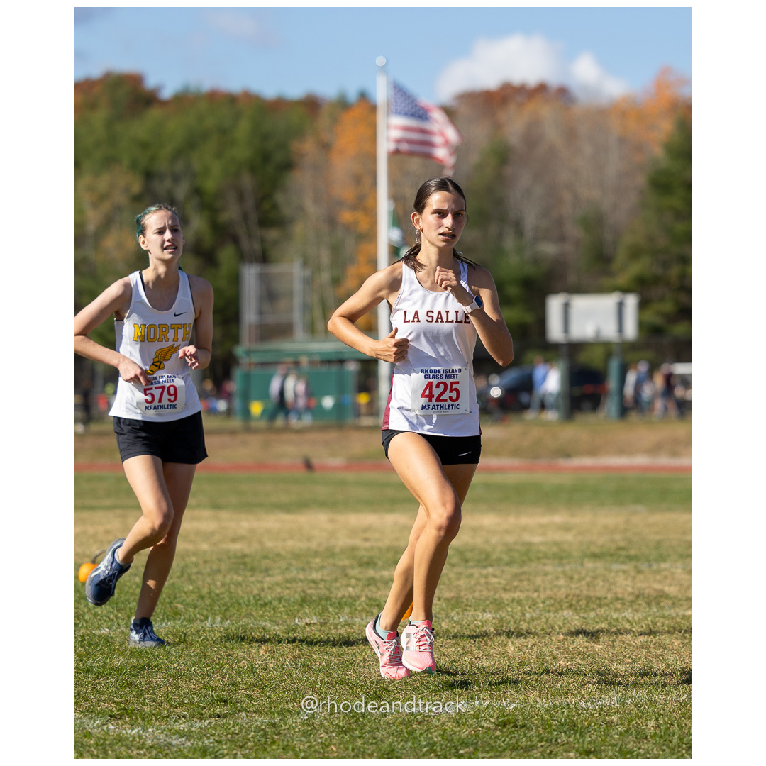 Samantha Brightman, La Salle, at 2024 RIIL Cross Country Class Championships at Ponaganset High School, North Scituate, Rhode Island on October 26, 2024 title=