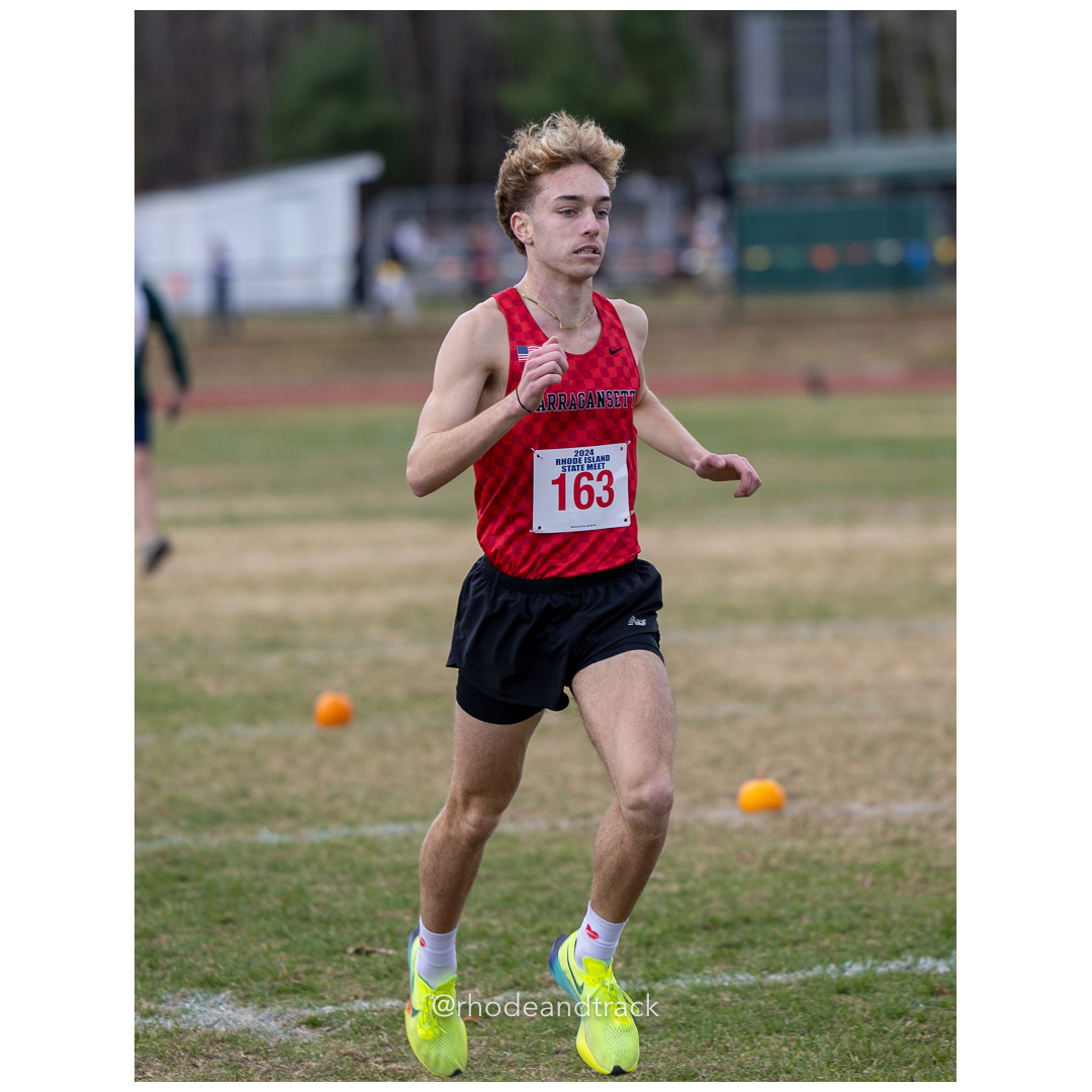 Cole Francis, Narragansett, GR 12 - 2024 RIIL Cross Country RI State Championship at Ponaganset High School, North Scituate, Rhode Island on November 2, 2024 File: ./dir-boys/241102-241102-2024-RI-Cross-Country-State-Championsips-Ponaganset-186-062A2697.jpg Cole Francis, Narragansett, GR 12 - 2024 RIIL Cross Country RI State Championship at Ponaganset High School, North Scituate, Rhode Island o…