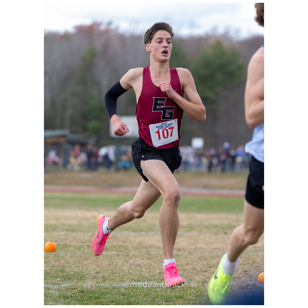 James Marcaccio, East Greenwich, GR 11 - 2024 RIIL Cross Country RI State Championship at Ponaganset High School, North Scituate, Rhode Island on November 2, 2024 File: ./dir-boys/241102-241102-2024-RI-Cross-Country-State-Championsips-Ponaganset-222-062A3361.jpg James Marcaccio, East Greenwich, GR 11 - 2024 RIIL Cross Country RI State Championship at Ponaganset High School, North Scituate, Rhode Isl…