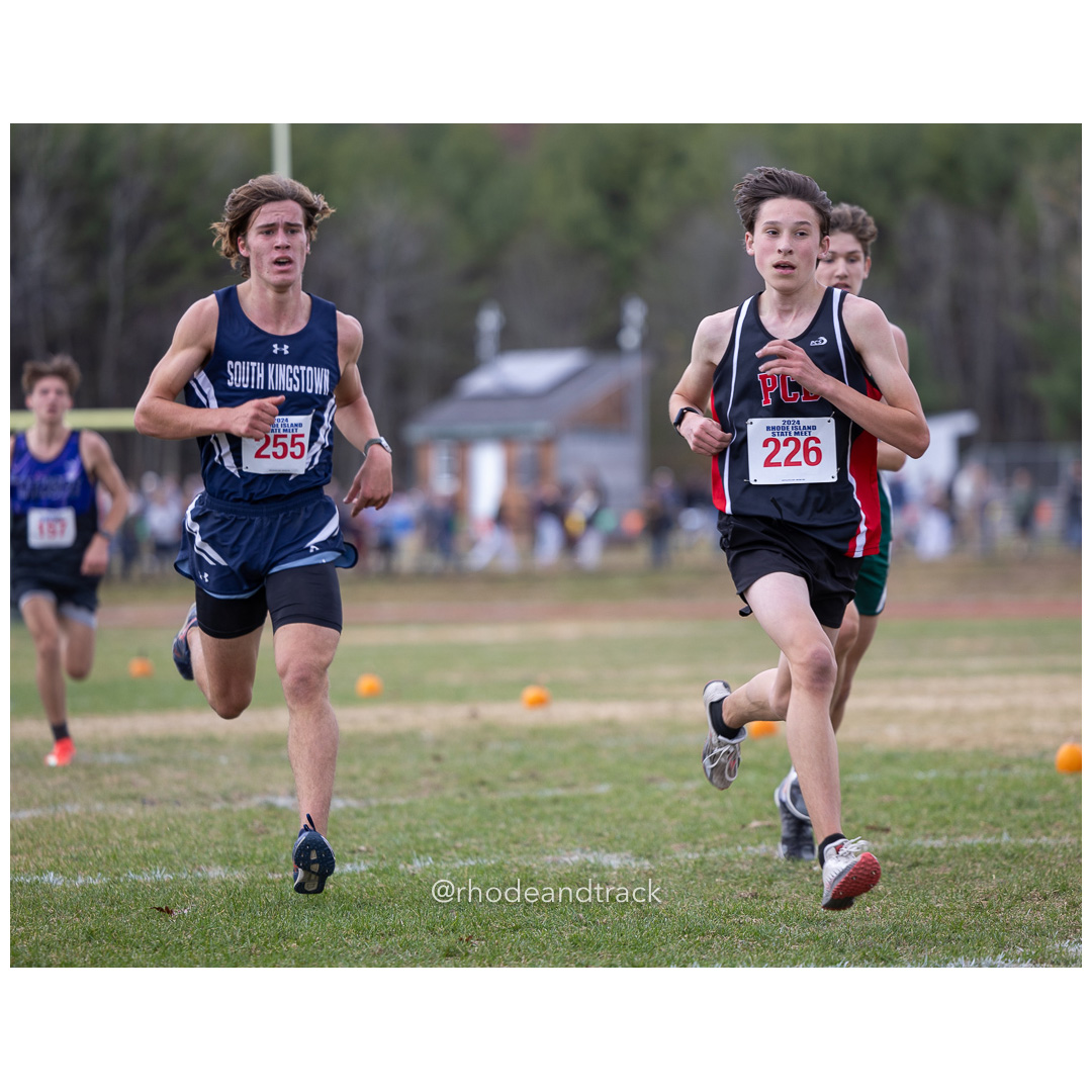 Brady Jones, PCD, GR 12 - Leo Woodman, PCD, GR 10 - 2024 RIIL Cross Country RI State Championship at Ponaganset High School, North Scituate, Rhode Island on November 2, 2024 File: ./dir-boys/241102-241102-2024-RI-Cross-Country-State-Championsips-Ponaganset-239-062A3604.jpg Brady Jones, PCD, GR 12 - Leo Woodman, PCD, GR 10 - 2024 RIIL Cross Country RI State Championship at Ponaganset High School, North Scituate…