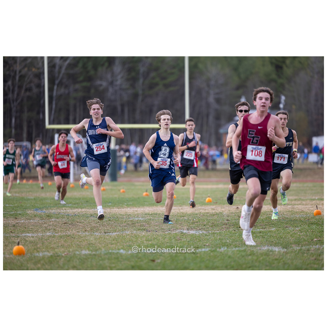 Cooper Monaco, South Kingstown, GR 10 - Leo Picard, Burrilville, GR 11 - 2024 RIIL Cross Country RI State Championship at Ponaganset High School, North Scituate, Rhode Island on November 2, 2024 File: ./dir-boys/241102-241102-2024-RI-Cross-Country-State-Championsips-Ponaganset-245-062A3695.jpg Cooper Monaco, South Kingstown, GR 10 - Leo Picard, Burrilville, GR 11 - 2024 RIIL Cross Country RI State Championship at Ponaganset High S…
