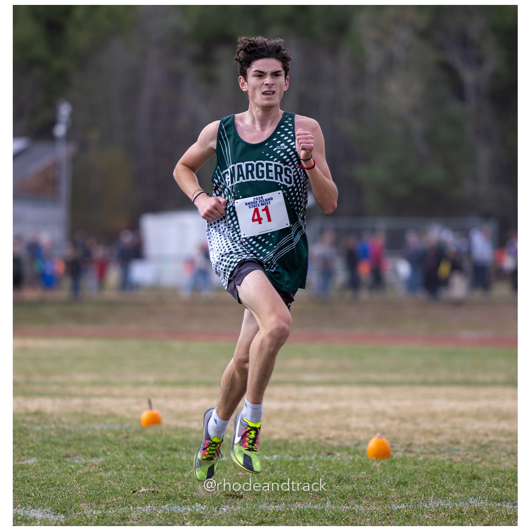Isaac Graham, Chariho, GR 11 - 2024 RIIL Cross Country RI State Championship at Ponaganset High School, North Scituate, Rhode Island on November 2, 2024 File: ./dir-boys/241102-241102-2024-RI-Cross-Country-State-Championsips-Ponaganset-250-062A3781.jpg Isaac Graham, Chariho, GR 11 - 2024 RIIL Cross Country RI State Championship at Ponaganset High School, North Scituate, Rhode Island on Nov…