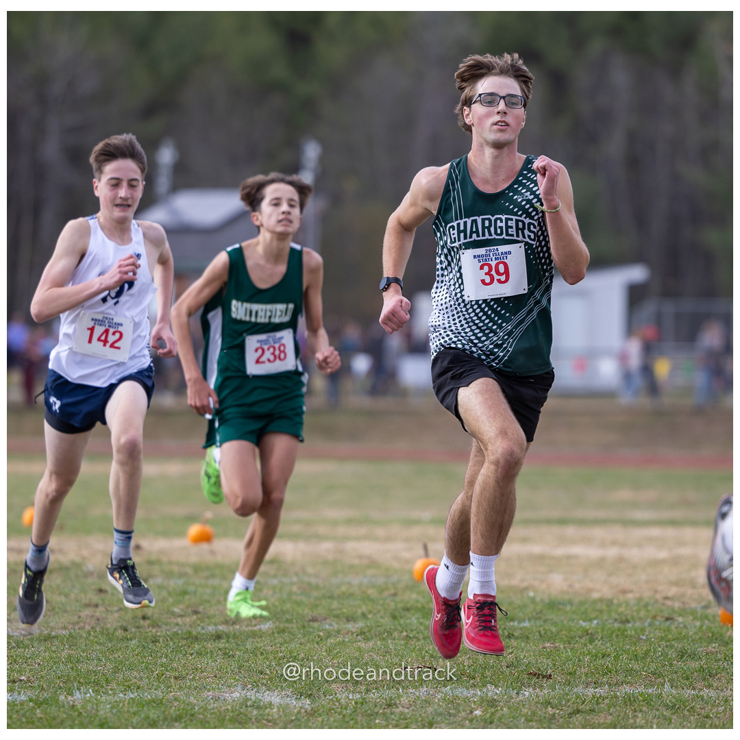 Cameron Eidam, Chariho, GR 12 - 2024 RIIL Cross Country RI State Championship at Ponaganset High School, North Scituate, Rhode Island on November 2, 2024 File: ./dir-boys/241102-241102-2024-RI-Cross-Country-State-Championsips-Ponaganset-252-062A3804.jpg Cameron Eidam, Chariho, GR 12 - 2024 RIIL Cross Country RI State Championship at Ponaganset High School, North Scituate, Rhode Island on No…