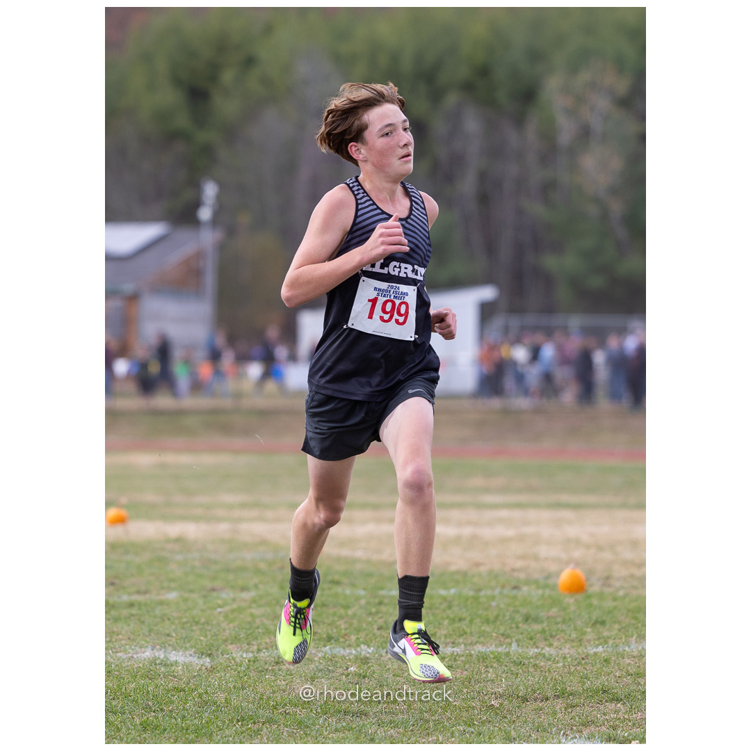 Jacoby Schmidt, Pilgrim, GR 9 - 2024 RIIL Cross Country RI State Championship at Ponaganset High School, North Scituate, Rhode Island on November 2, 2024 File: ./dir-boys/241102-241102-2024-RI-Cross-Country-State-Championsips-Ponaganset-261-062A3958.jpg Jacoby Schmidt, Pilgrim, GR 9 - 2024 RIIL Cross Country RI State Championship at Ponaganset High School, North Scituate, Rhode Island on No…