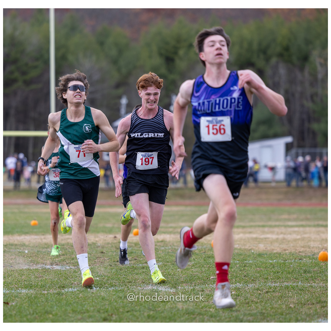 Nathan Gong, Cranston East, GR 12 - Liam Holmes, Pilgrim, GR 12 - 2024 RIIL Cross Country RI State Championship at Ponaganset High School, North Scituate, Rhode Island on November 2, 2024 File: ./dir-boys/241102-241102-2024-RI-Cross-Country-State-Championsips-Ponaganset-280-062A4244.jpg Nathan Gong, Cranston East, GR 12 - Liam Holmes, Pilgrim, GR 12 - 2024 RIIL Cross Country RI State Championship at Ponaganset High School,…