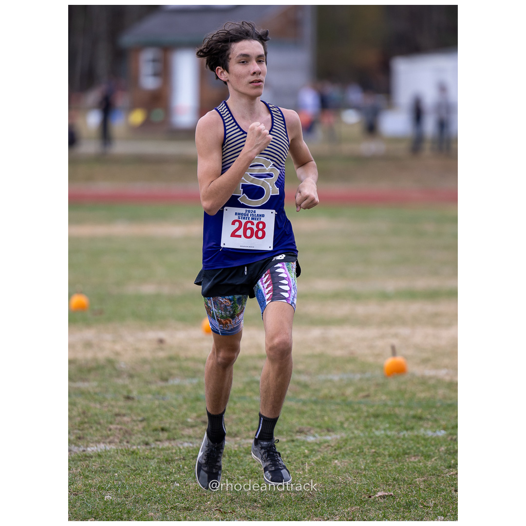 Cameron McVeigh, St. Raphael Academy, GR 10 - 2024 RIIL Cross Country RI State Championship at Ponaganset High School, North Scituate, Rhode Island on November 2, 2024 File: ./dir-boys/241102-241102-2024-RI-Cross-Country-State-Championsips-Ponaganset-300-062A4516.jpg Cameron McVeigh, St. Raphael Academy, GR 10 - 2024 RIIL Cross Country RI State Championship at Ponaganset High School, North Scituate, Rhod…