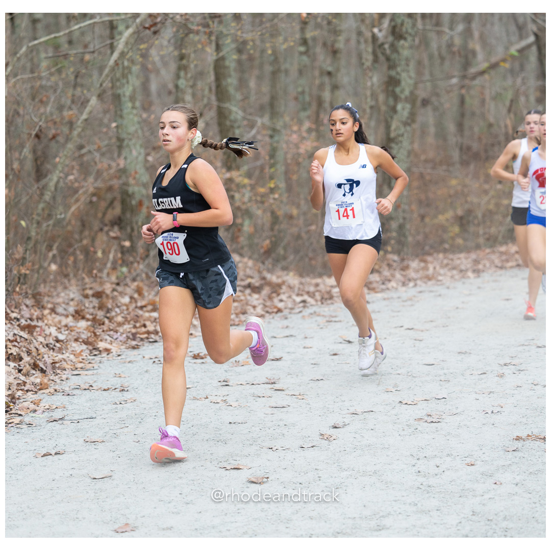 Juliana Kavanagh, Pilgrim High School, GR 9 - Akayla Siddiqi, Moses Brown School, GR 12 - 2024 RIIL Cross Country RI State Championship at Ponaganset High School, North Scituate, Rhode Island on November 2, 2024 File: ./dir-girls/241102-241102-2024-RI-Cross-Country-State-Championsips-Ponaganset-366-062A5040.jpg Juliana Kavanagh, Pilgrim High School, GR 9 - Akayla Siddiqi, Moses Brown School, GR 12 - 2024 RIIL Cross Country RI State Championship at…