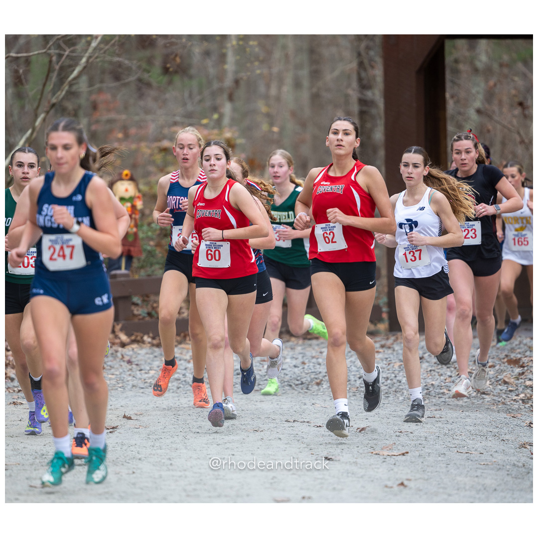 Leah Brosseau, Coventry High School, GR 9 - Marlee Salvo, Coventry High School, GR 9 - Sadie Dougherty, Moses Brown School, GR 9 - 2024 RIIL Cross Country RI State Championship at Ponaganset High School, North Scituate, Rhode Island on November 2, 2024 File: ./dir-girls/241102-241102-2024-RI-Cross-Country-State-Championsips-Ponaganset-386-062A5310.jpg Leah Brosseau, Coventry High School, GR 9 - Marlee Salvo, Coventry High School, GR 9 - Sadie Dougherty, Moses Brown School, GR 9 - 2024 RII…