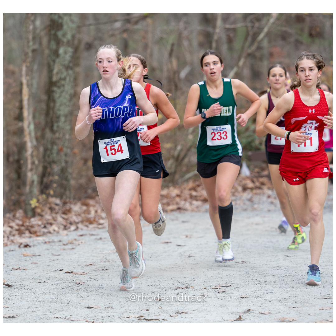 Kara Pisasale, Mount Hope High School, GR 10 - Meaghan Bennett, Smithfield High School, GR 10 - 2024 RIIL Cross Country RI State Championship at Ponaganset High School, North Scituate, Rhode Island on November 2, 2024 File: ./dir-girls/241102-241102-2024-RI-Cross-Country-State-Championsips-Ponaganset-391-062A5387.jpg Kara Pisasale, Mount Hope High School, GR 10 - Meaghan Bennett, Smithfield High School, GR 10 - 2024 RIIL Cross Country RI State Championsh…