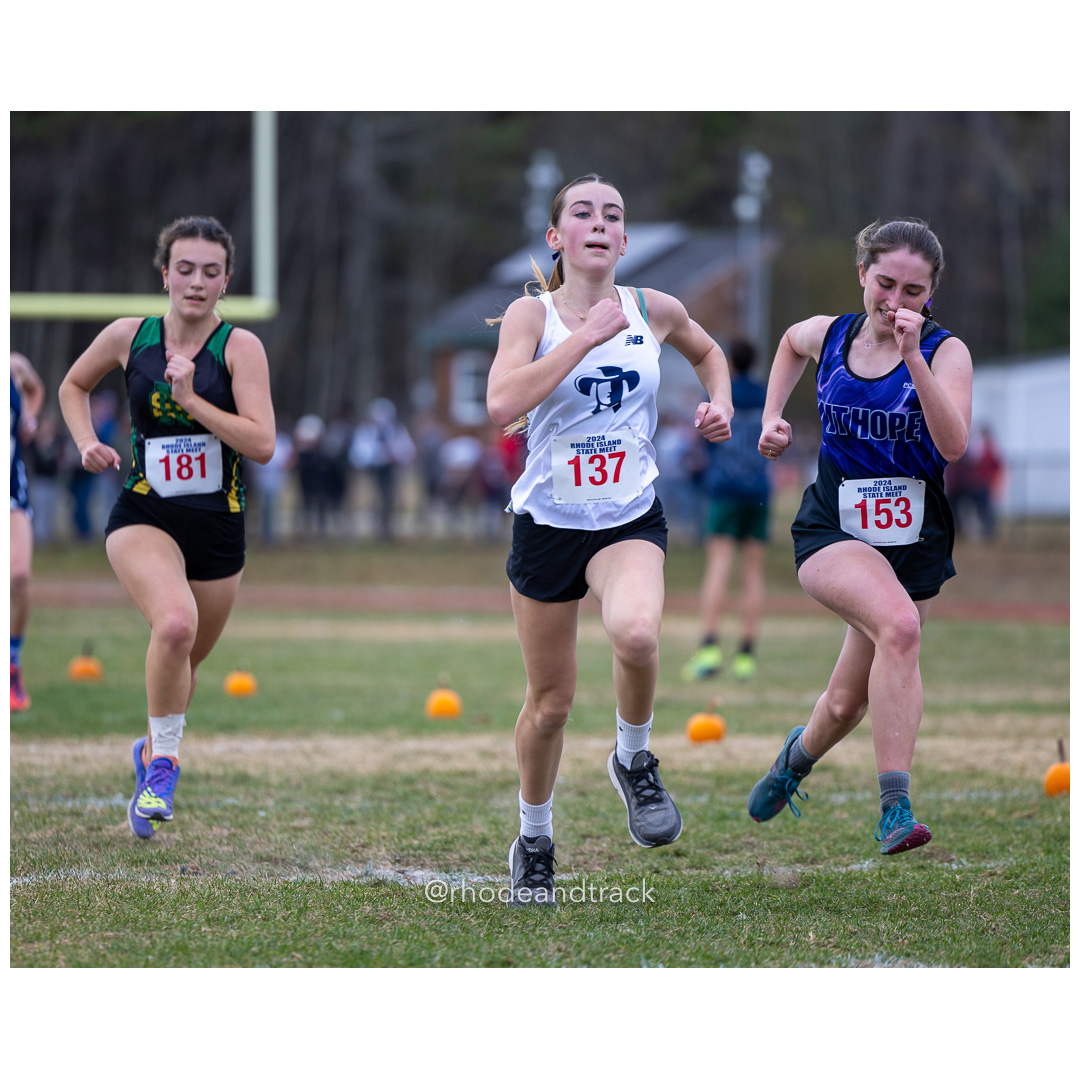Keira Harnois, North Smithfield High School, GR 11 - Sadie Dougherty, Moses Brown School, GR 9 - Lucy O'Brien, Mount Hope High School, GR 12 - 2024 RIIL Cross Country RI State Championship at Ponaganset High School, North Scituate, Rhode Island on November 2, 2024 File: ./dir-girls/241102-241102-2024-RI-Cross-Country-State-Championsips-Ponaganset-486-062A7218.jpg Keira Harnois, North Smithfield High School, GR 11 - Sadie Dougherty, Moses Brown School, GR 9 - Lucy O'Brien, Mount Hope High School, GR 1…