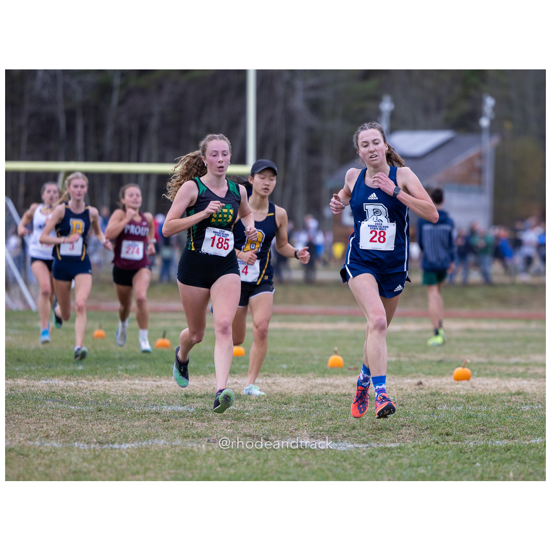 Frances Tiner, North Smithfield High School, GR 12 - Jillian Russell, Burrillville High School, GR 12 - 2024 RIIL Cross Country RI State Championship at Ponaganset High School, North Scituate, Rhode Island on November 2, 2024 File: ./dir-girls/241102-241102-2024-RI-Cross-Country-State-Championsips-Ponaganset-488-062A7259.jpg Frances Tiner, North Smithfield High School, GR 12 - Jillian Russell, Burrillville High School, GR 12 - 2024 RIIL Cross Country RI State Ch…
