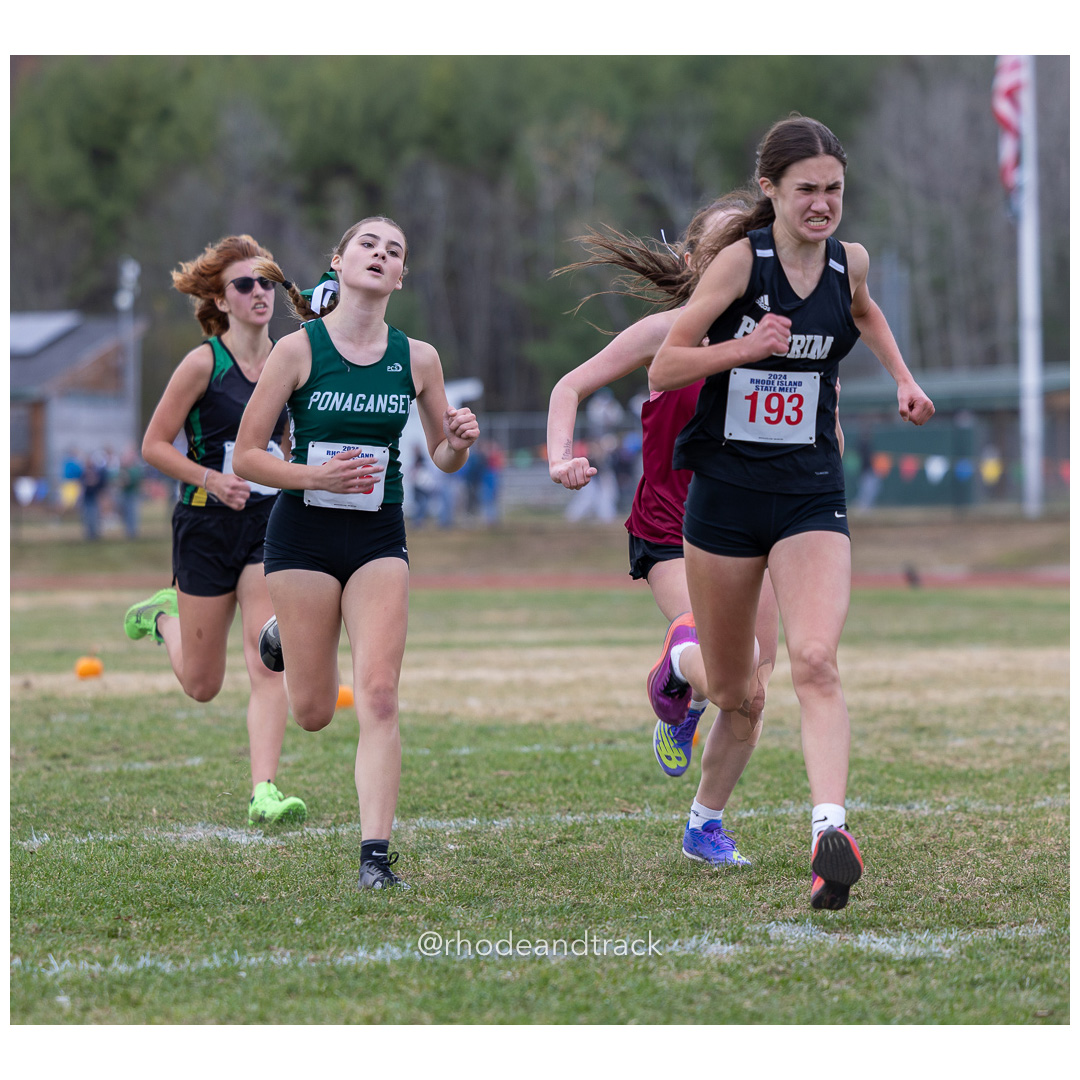 Riley Shields, Ponaganset High School, GR 9 - Lia Wasilewski, Pilgrim High School, GR 10 - 2024 RIIL Cross Country RI State Championship at Ponaganset High School, North Scituate, Rhode Island on November 2, 2024 File: ./dir-girls/241102-241102-2024-RI-Cross-Country-State-Championsips-Ponaganset-495-062A7396.jpg Riley Shields, Ponaganset High School, GR 9 - Lia Wasilewski, Pilgrim High School, GR 10 - 2024 RIIL Cross Country RI State Championship at…