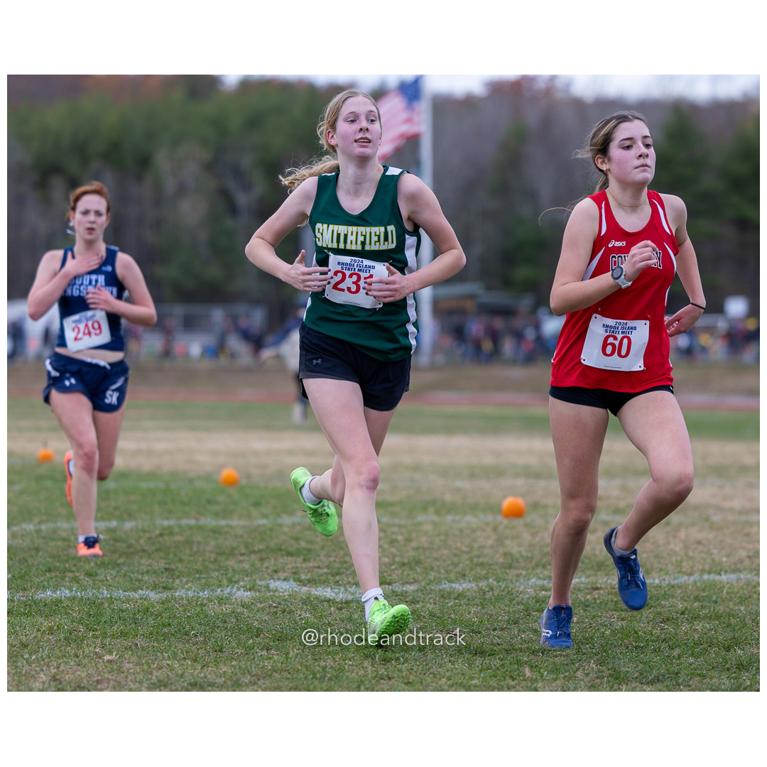 MacKenzie Ahern, Smithfield High School, GR 9 - Leah Brosseau, Coventry High School, GR 9 - 2024 RIIL Cross Country RI State Championship at Ponaganset High School, North Scituate, Rhode Island on November 2, 2024 File: ./dir-girls/241102-241102-2024-RI-Cross-Country-State-Championsips-Ponaganset-508-062A7656.jpg MacKenzie Ahern, Smithfield High School, GR 9 - Leah Brosseau, Coventry High School, GR 9 - 2024 RIIL Cross Country RI State Championship a…