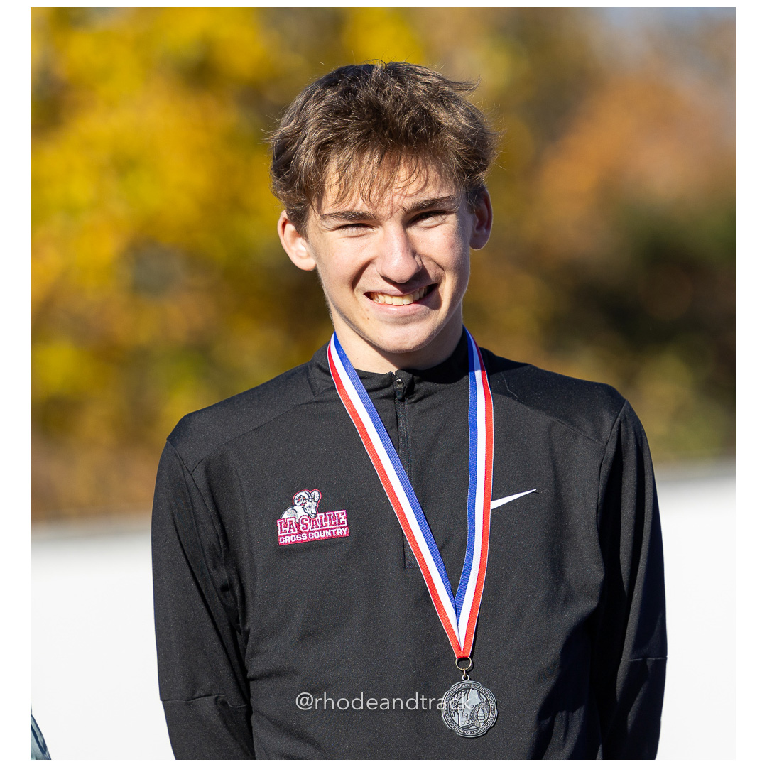 Marshall Vernon, La Salle, 2024 New England Cross Country Championships at Wickham Park in Manchester CT on November 9, 2024 title=