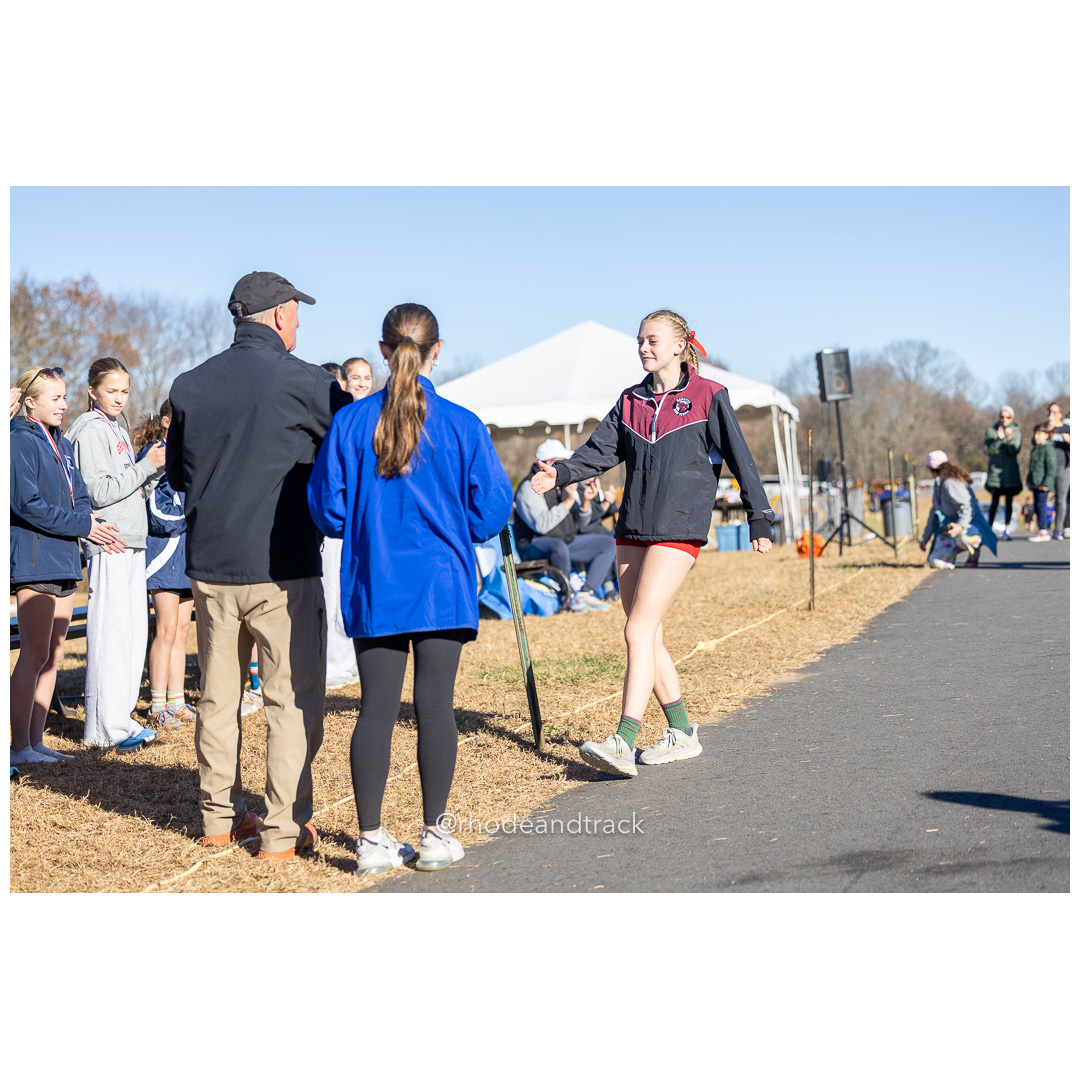 Estella Laird, Green Mt Valley GR 12, 2024 New England Cross Country Championships at Wickham Park in Manchester CT on November 9, 2024 title=