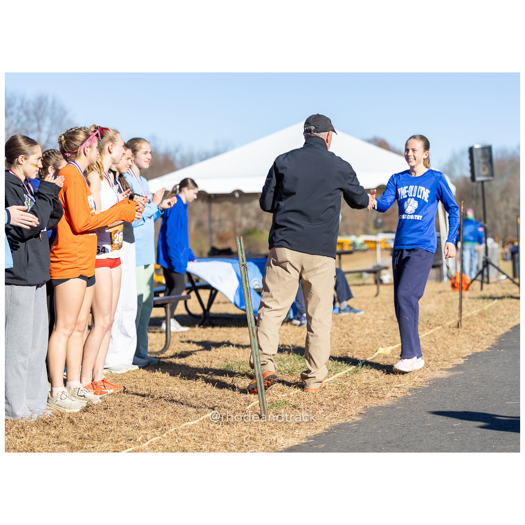 Chase Gilbert, Lyme-Old Lyme GR 11, 2024 New England Cross Country Championships at Wickham Park in Manchester CT on November 9, 2024 title=