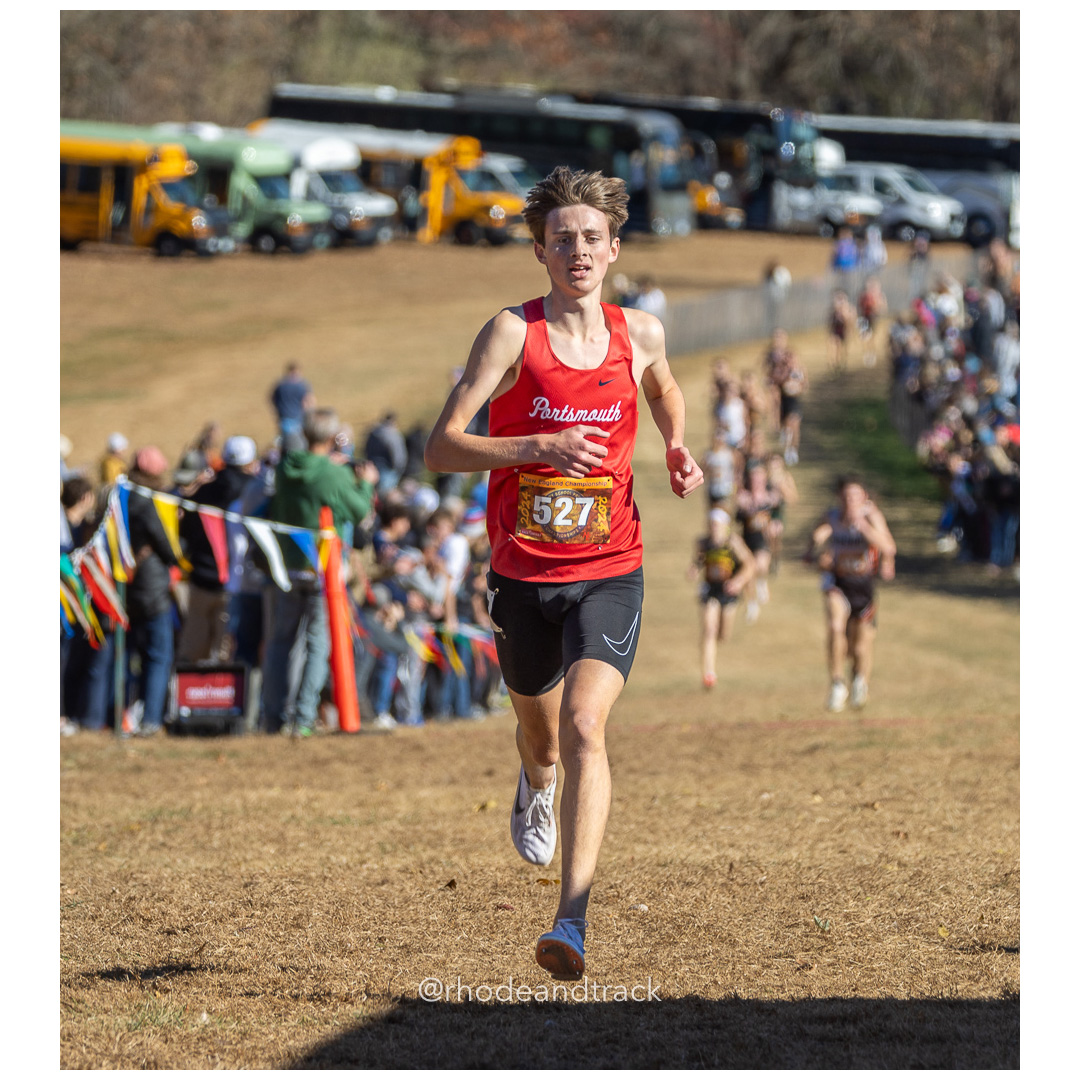 Sean Gray, Portsmouth Ri GR 11 at 2024 New England Cross Country Championships at Wickham Park in Manchester CT on November 9, 2024 title=