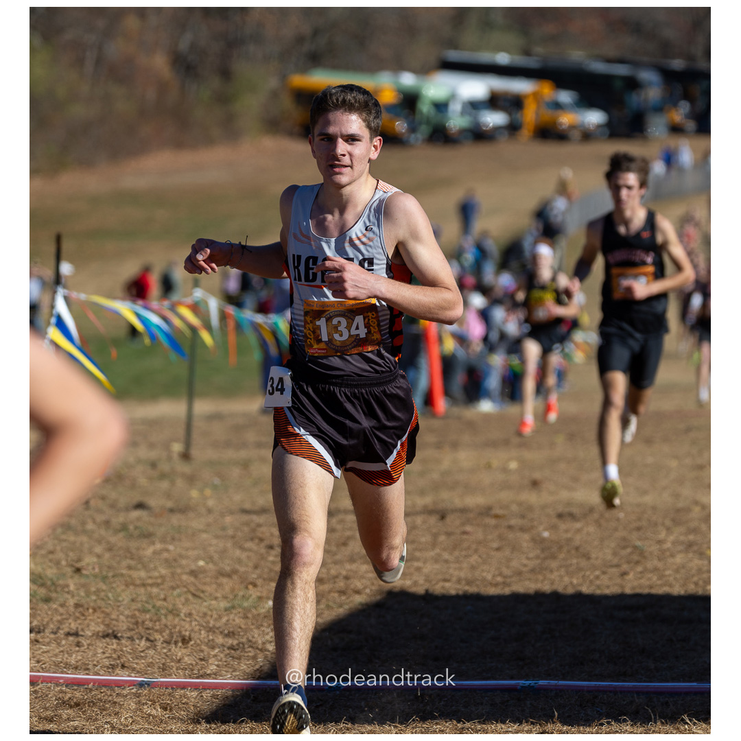 Sullivan Sturtz, Keene GR 11 at 2024 New England Cross Country Championships at Wickham Park in Manchester CT on November 9, 2024 title=