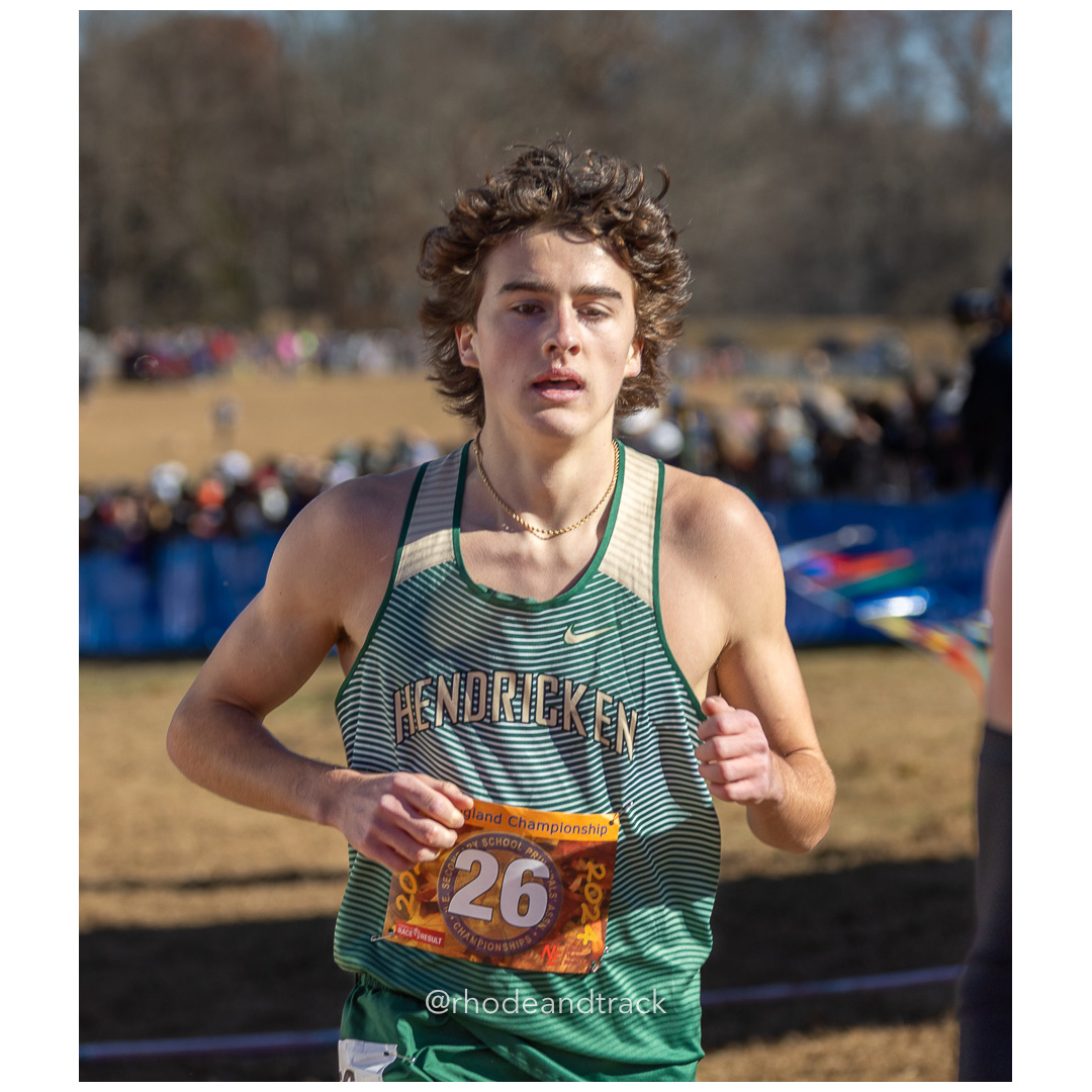 Colby Flynn, Bishop Hendricken GR 10 at  2024 New England Cross Country Championships at Wickham Park in Manchester CT on November 9, 2024 title=