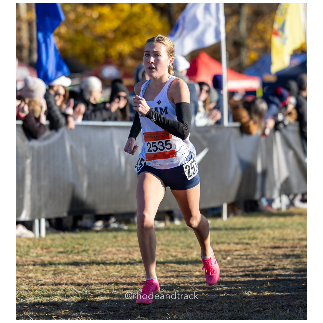Greta Hammer Needham Track Club [JR] at 2024 Nike Cross Regional New England and New York Championships at Bowdoin Park in Wappingers Falls…