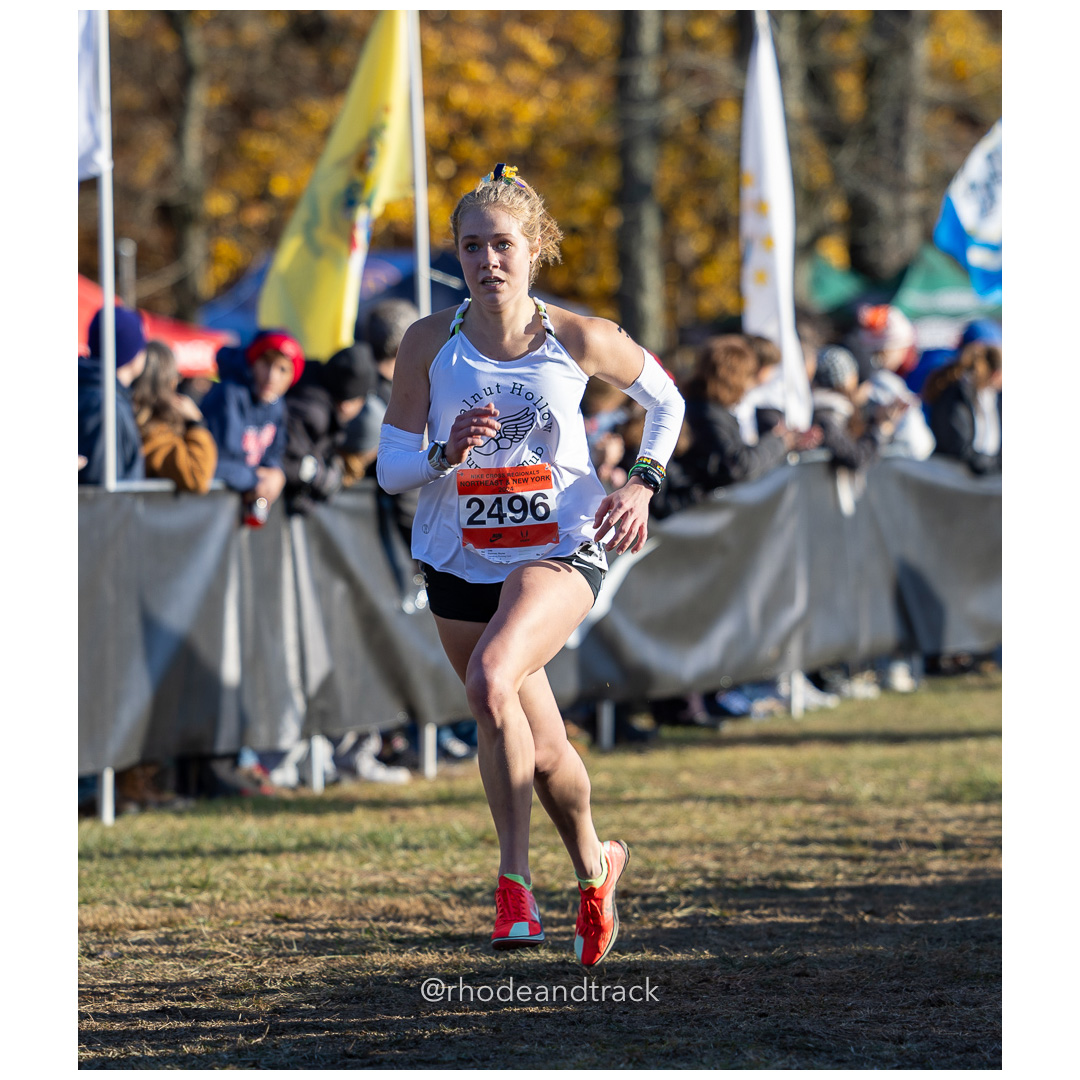 Baylee Espinosa Lewisburg Running Club [JR] at 2024 Nike Cross Regional New England and New York Championships at Bowdoin Park in Wappinger…