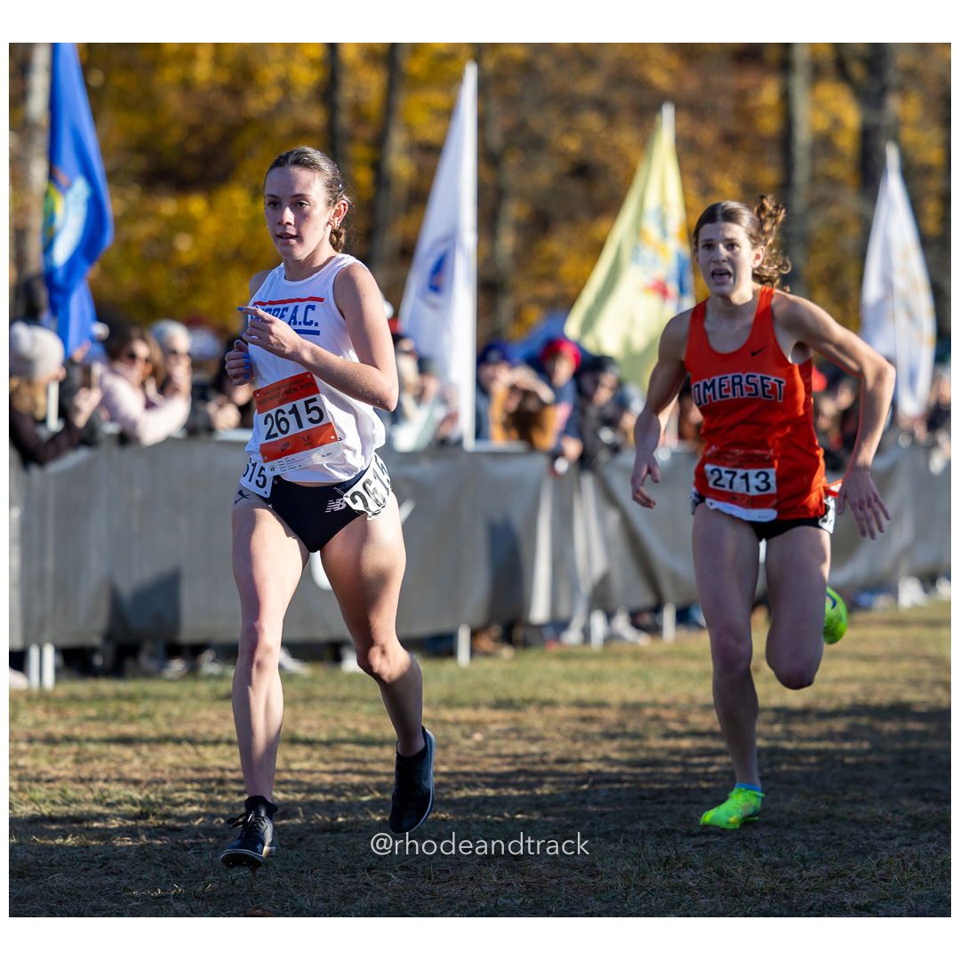 Sadie Honig Shore AC/Gone Running [SR] at 2024 Nike Cross Regional New England and New York Championships at Bowdoin Park in Wappingers Fal…