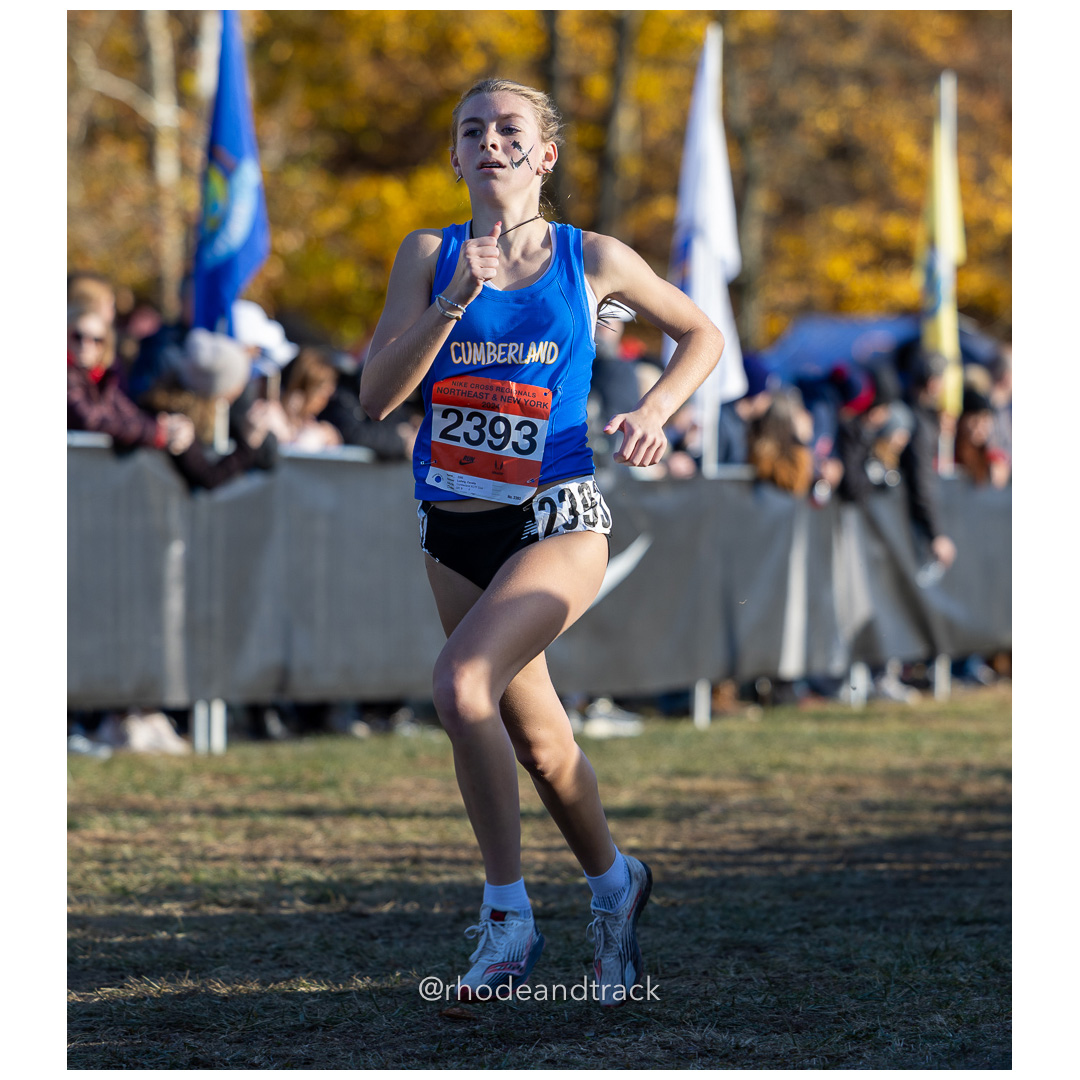 Ceceila Ludwig Cumberland XCTF Club [FR] at 2024 Nike Cross Regional New England and New York Championships at Bowdoin Park in Wappingers F…