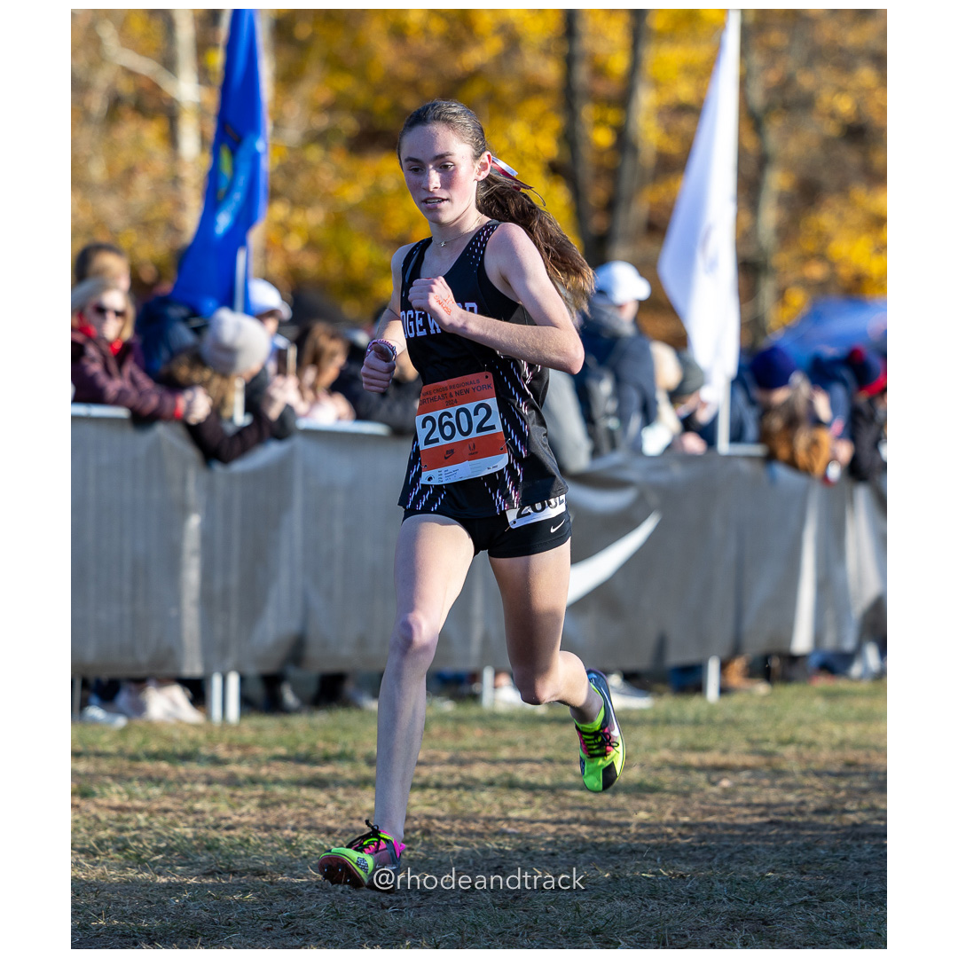 Natalie Knowles Ridgewood XC [FR] at 2024 Nike Cross Regional New England and New York Championships at Bowdoin Park in Wappingers Falls, N…