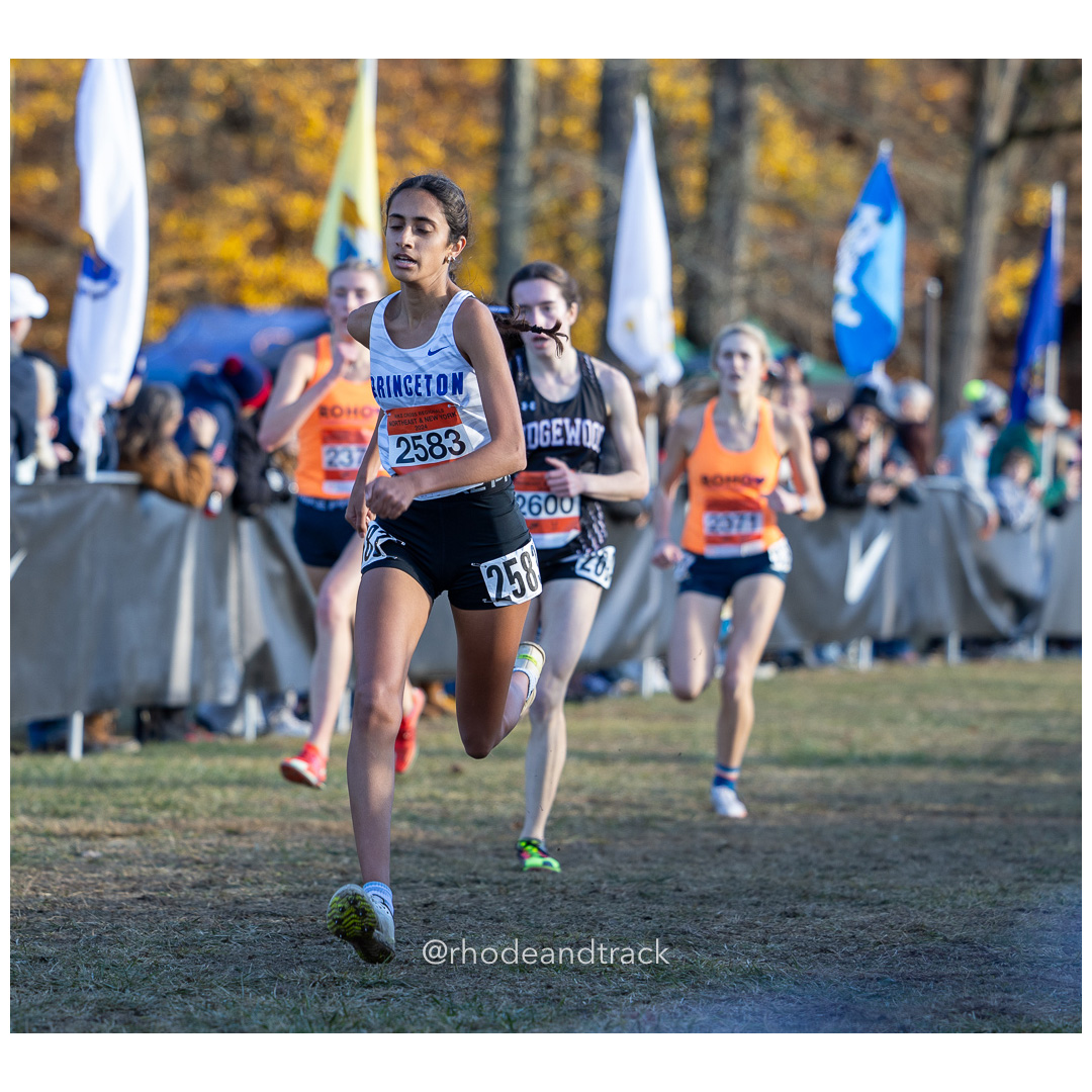 Kajol Karra Princeton Cranbury TC [JR] at 2024 Nike Cross Regional New England and New York Championships at Bowdoin Park in Wappingers Fal…