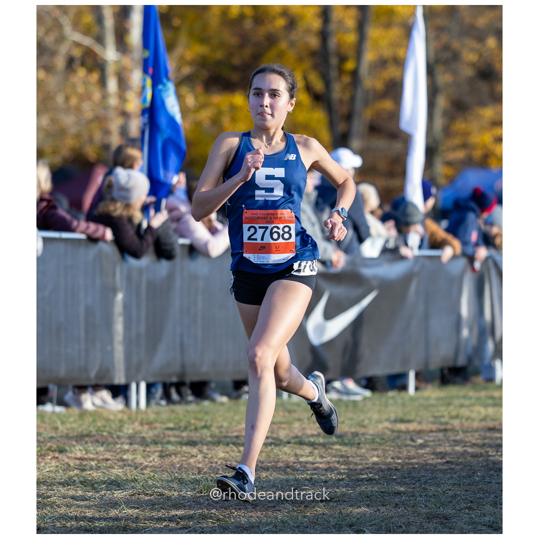 Sarah Bogdan Westport Track Club [JR] at 2024 Nike Cross Regional New England and New York Championships at Bowdoin Park in Wappingers Fall…