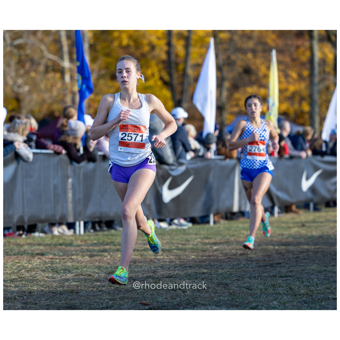 Lucy Ambrogio Pingry [SR] at 2024 Nike Cross Regional New England and New York Championships at Bowdoin Park in Wappingers Falls, NY on Nov…