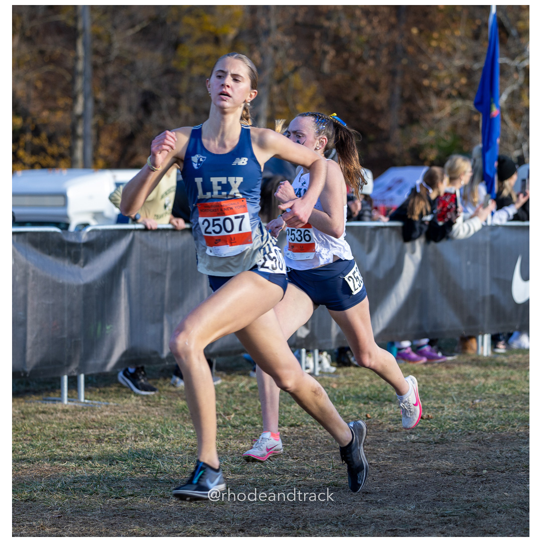 Callie Glenn LEX ELITE [SO] at 2024 Nike Cross Regional New England and New York Championships at Bowdoin Park in Wappingers Falls, NY on N…
