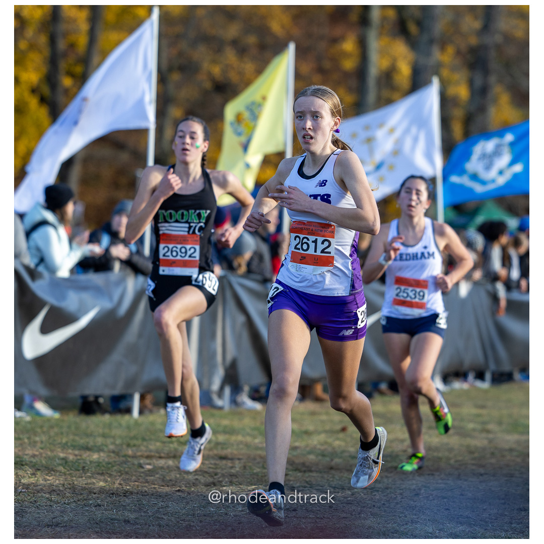 Mackenzie Lickert Saints TC [SO] at 2024 Nike Cross Regional New England and New York Championships at Bowdoin Park in Wappingers Falls, NY…
