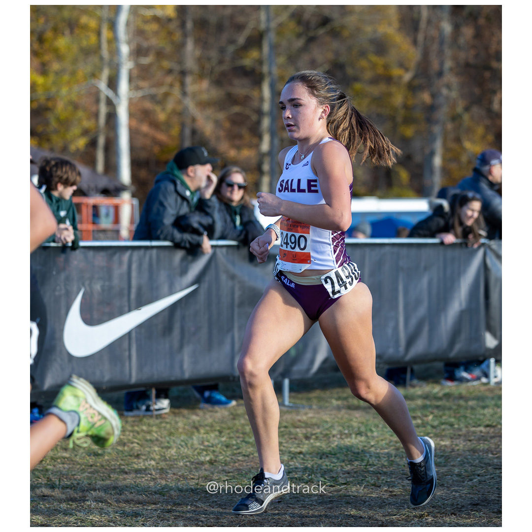 Olivia Wahlberg La Salle TC [JR] at 2024 Nike Cross Regional New England and New York Championships at Bowdoin Park in Wappingers Falls, NY…