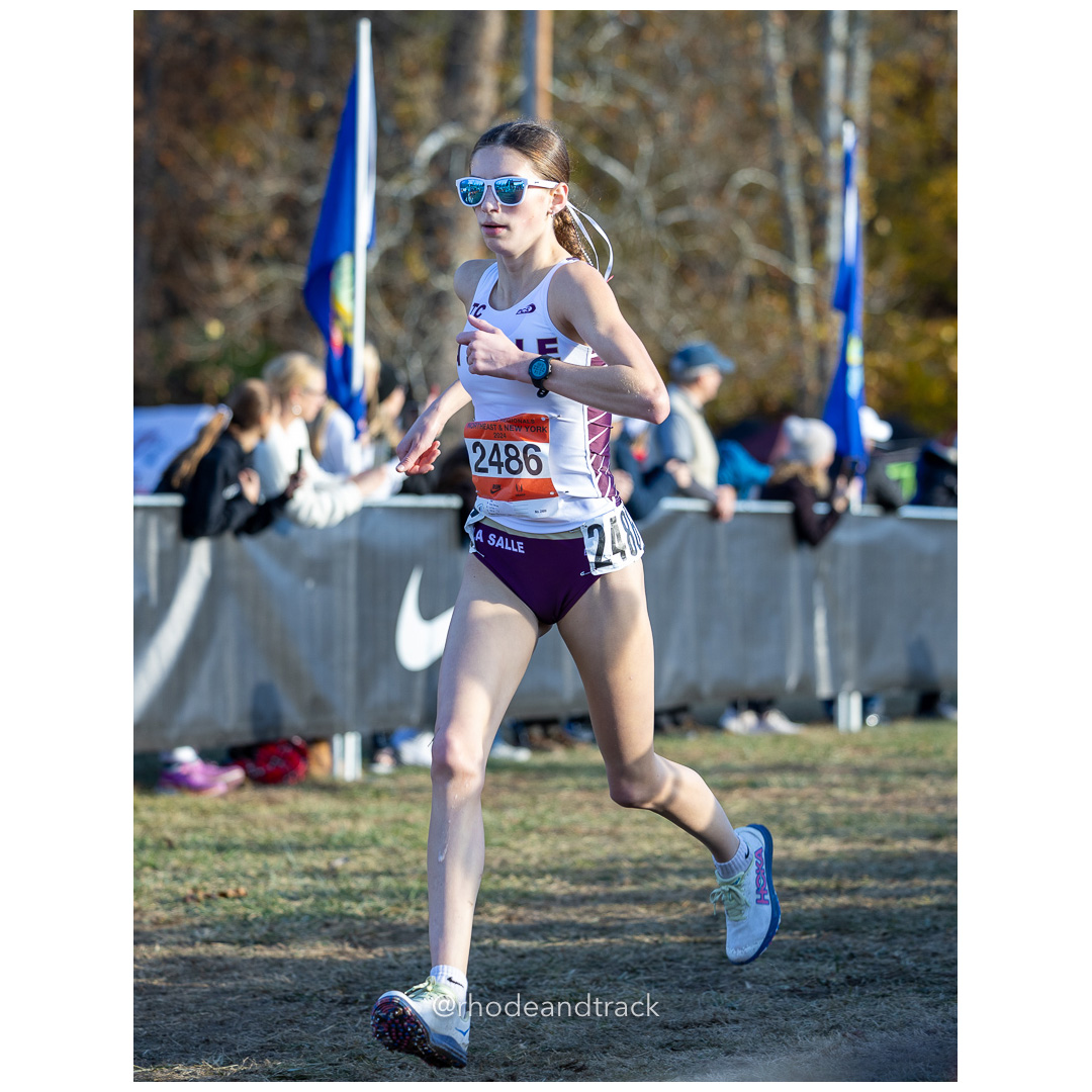 Gemma Kent La Salle TC [FR] at 2024 Nike Cross Regional New England and New York Championships at Bowdoin Park in Wappingers Falls, NY on N…