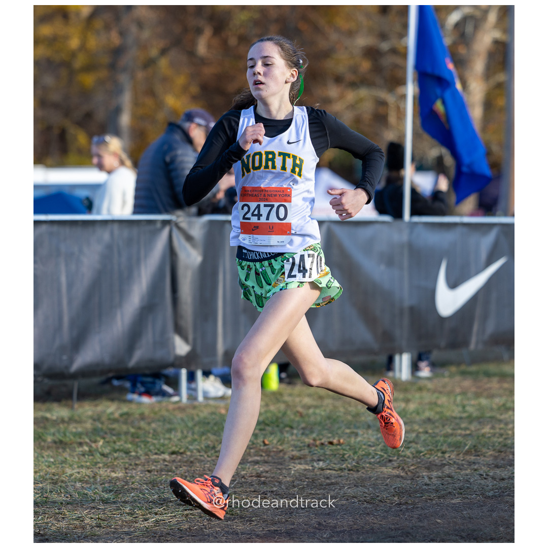 Sophie Nash Hunterdon Lions Track Club [FR] at 2024 Nike Cross Regional New England and New York Championships at Bowdoin Park in Wappinger…