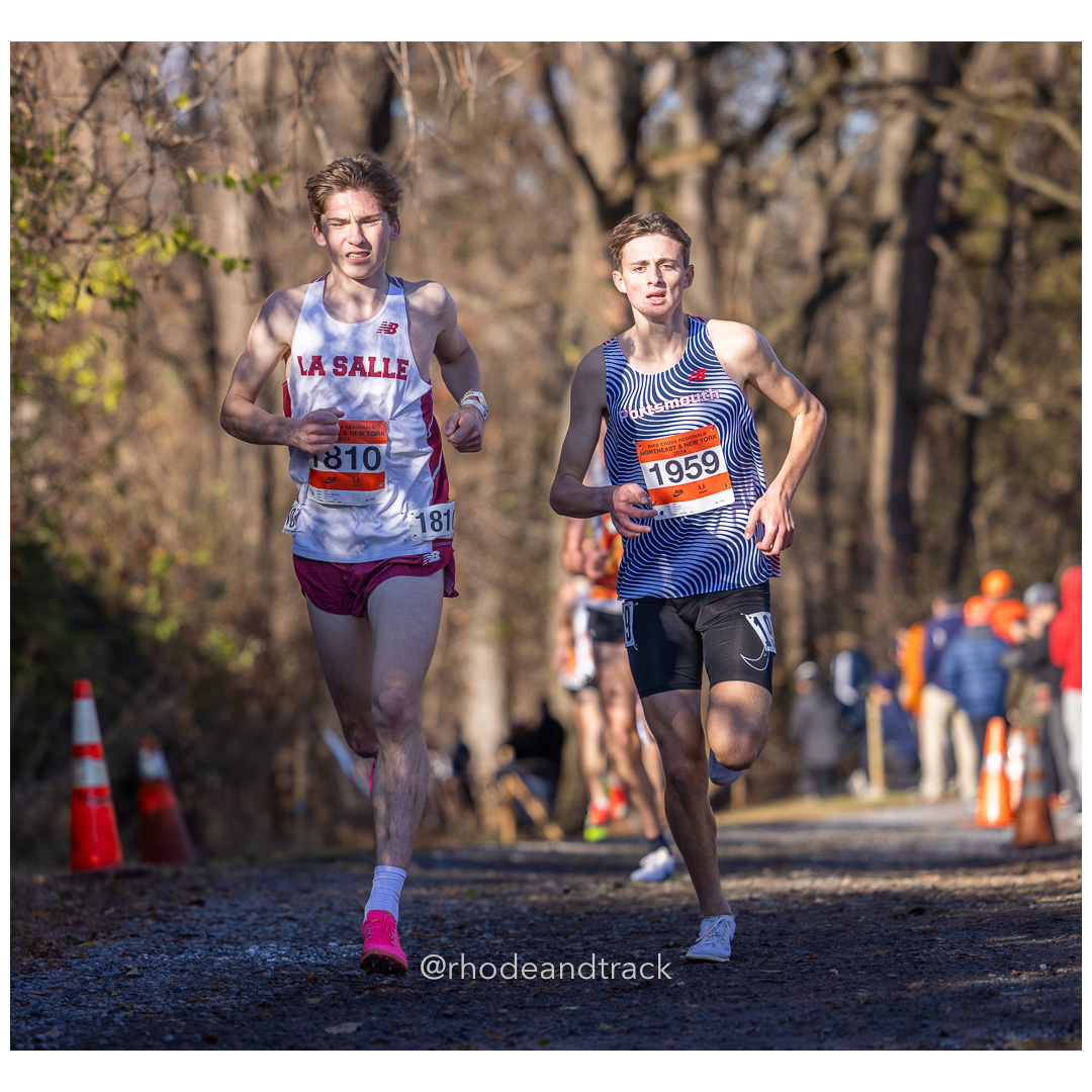 Marshall Vernon La Salle TC [JR], Sean Gray Portsmouth Track Club [JR] 2024 Nike Cross Regional New England and New York Championships at B…