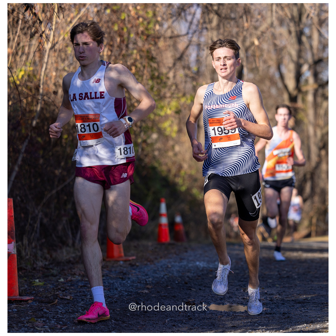 Marshall Vernon La Salle TC [JR], Sean Gray Portsmouth Track Club [JR] 2024 Nike Cross Regional New England and New York Championships at B…