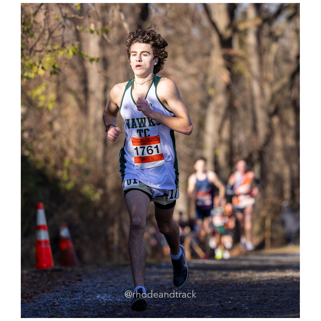 Colby Flynn Hawks TC [SO] 2024 Nike Cross Regional New England and New York Championships at Bowdoin Park in Wappingers Falls, NY on Novemb…