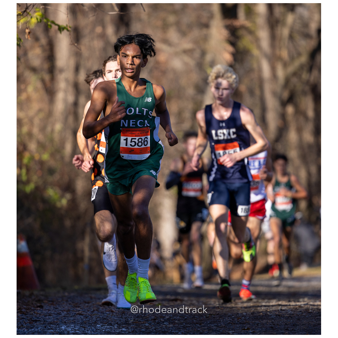 Jay Adimala Colts Neck TC [JR] 2024 Nike Cross Regional New England and New York Championships at Bowdoin Park in Wappingers Falls, NY on N…