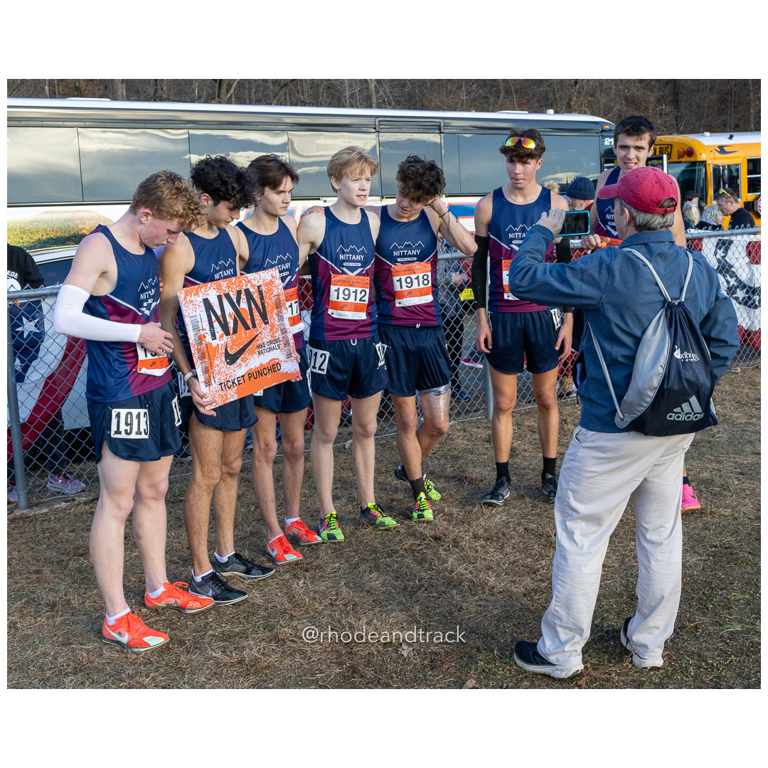 Owen Coughlin Nittany Track and Field [SR], Luke Bradbury Nittany Track and Field [SO], Griffin Selber Nittany Track and Field [SR] Theo Op…
