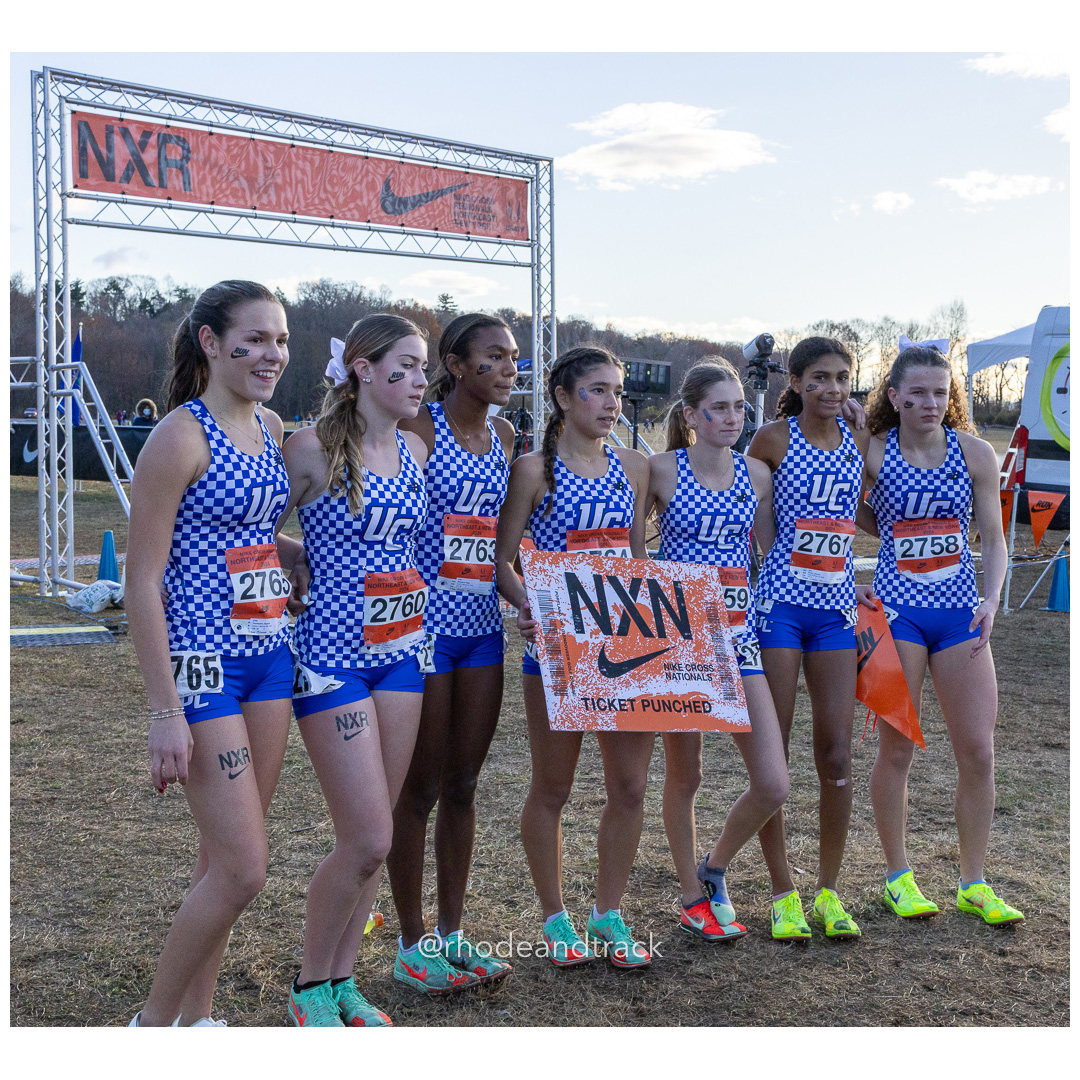 Sophia Thompson Union Catholic XC Club [SO], Emmy O’Hearn Union Catholic XC Club [JR], Paige Sheppard Union Catholic XC Club [SO], Ella Sol…