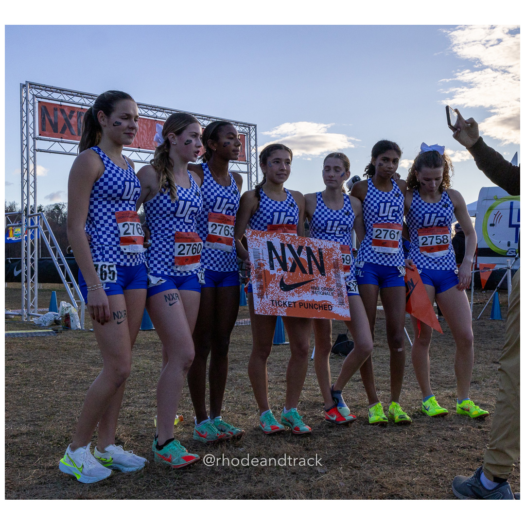 Sophia Thompson Union Catholic XC Club [SO], Emmy O’Hearn Union Catholic XC Club [JR], Paige Sheppard Union Catholic XC Club [SO], Ella Sol…