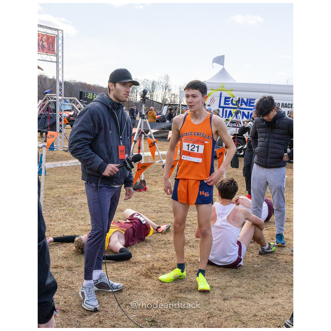 Ryan Sykes Horace Greeley [SO] 2024 Nike Cross Regional New England and New York Championships at Bowdoin Park in Wappingers Falls, NY on N…