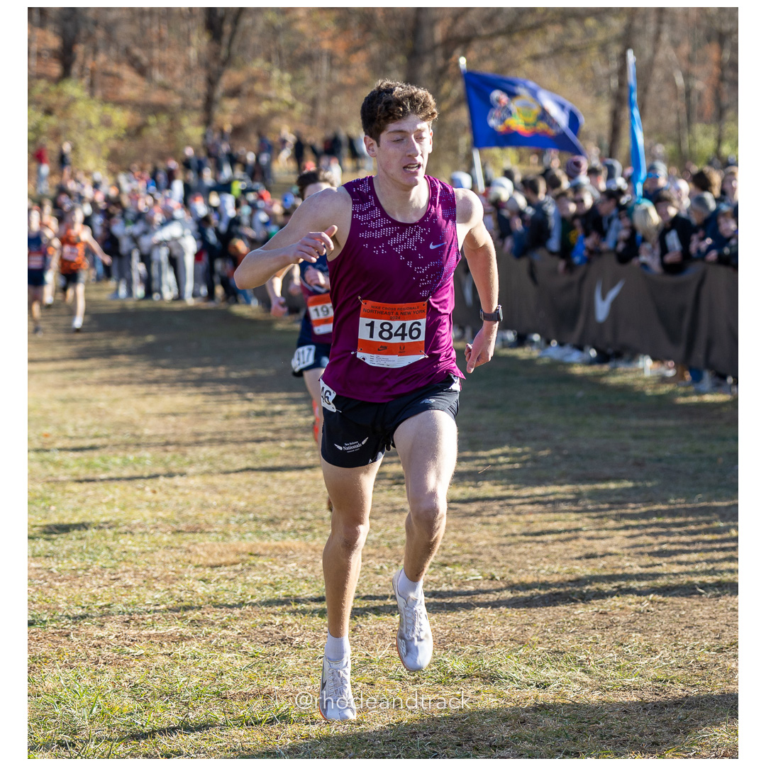 Nicholas Mazzeo Lower Merion Athletics Club [JR] at 2024 Nike Cross Regional New England and New York Championships at Bowdoin Park in Wapp…